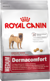 Royal Canin Medium Dermacomfort Сухой корм для взрослых (старше 12 месяцев) и стареющих собак средних размеров (вес собаки от 11 до 25 кг). Рекомендуется при раздражениях и зуде, связанных с повышенной чувствительностью кожи