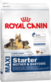 Royal Canin Maxi Starter (Макси стартер) Для щенков крупных размеров в период отъема до 2-месячного возраста.  Для сук в последней трети беременности и во время лактации